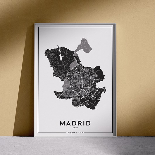 plakaty Plakat Miasto - Madrid