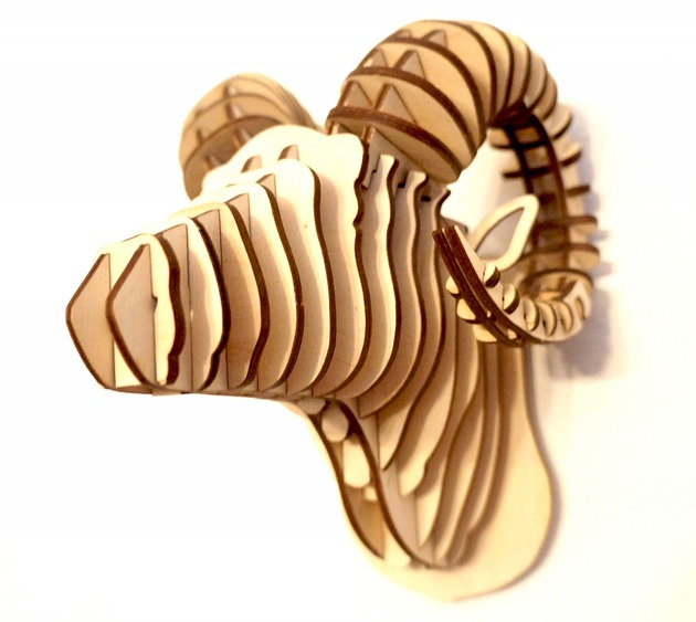 dodatki - różne Głowa BARANA na ścianę, kozioł, poroże