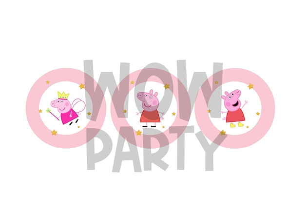 Pikery do babeczek PEPPA 6 szt WOW party