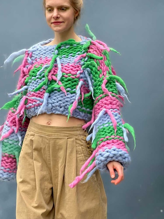 swetry damskie  100% Merino sweter na drutach