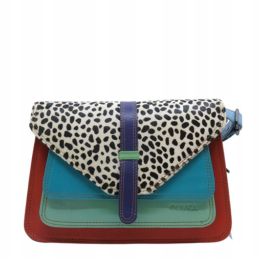 torby na ramię Torebka damska klasyczna elegancka skórzana na ramię pasek OLIVKA