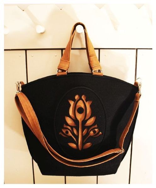 shopper bag folk szary folk Creatura
