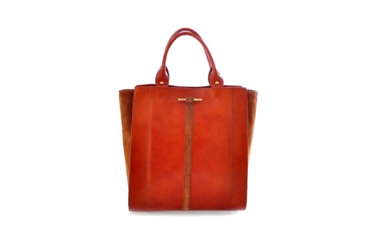 Torebka damska, skóra naturalna VP 85 Camel Vera Bags
