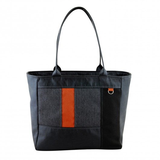CITY bag - czerń i pomarańcz incat