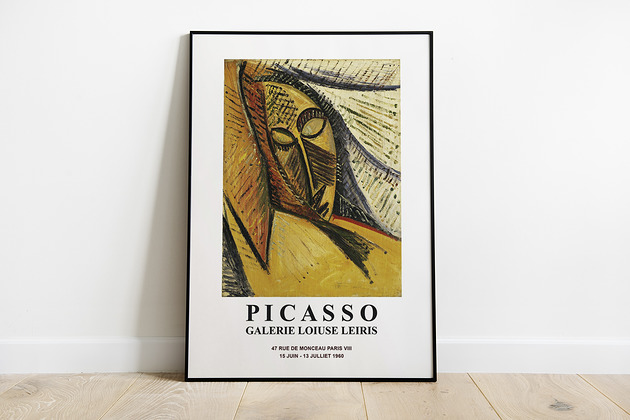 Pablo Picasso- plakat wystawowy Pas De LArt
