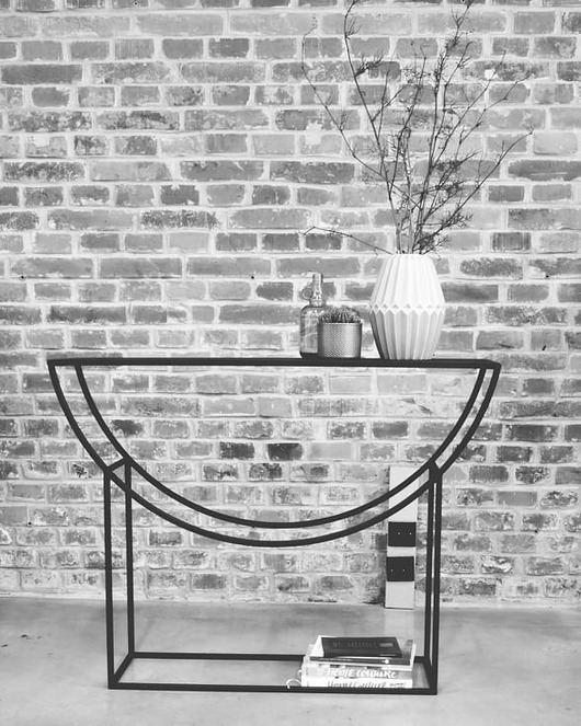 Konsola Haga 120cm metal zdejmowany blat Home Design