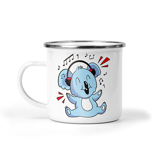 kubki Kubek metalowy koala
