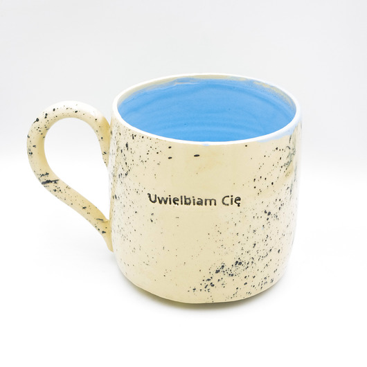 kubki Ceramiczny Kubek 500 ml "Uwielbiam Cię"