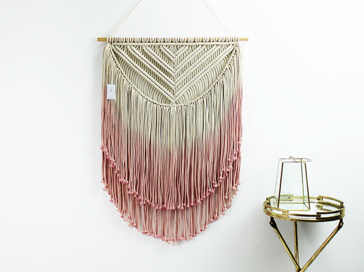 makramy Makrama 323 HARMONY powder pink