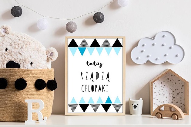 Plakat obrazek Tutaj rządzą chłopaki sielankowo