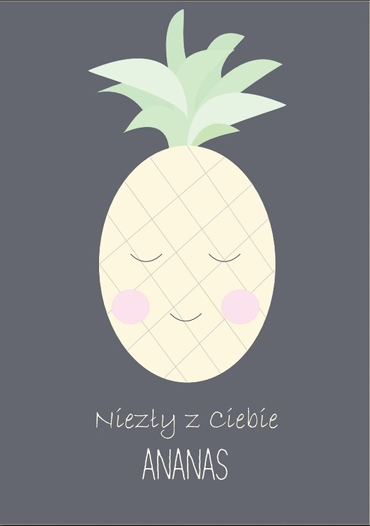 PLAKAT ANANAS A3 My Prints