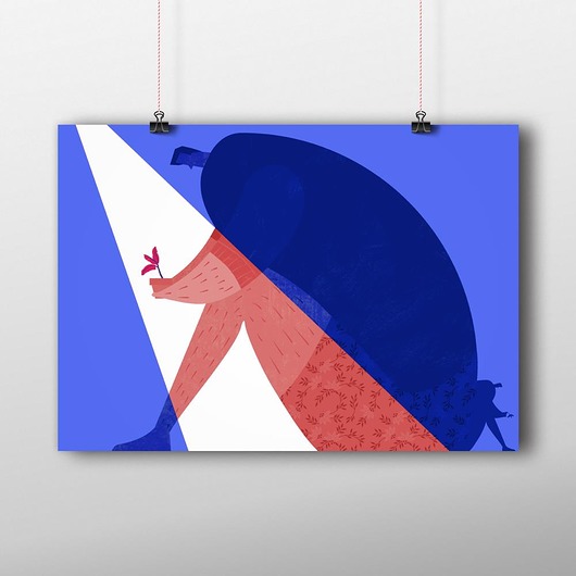 NIEDOBÓR PROMIENI SŁONECZNYCH PLAKAT A3 Oskar Tomecki