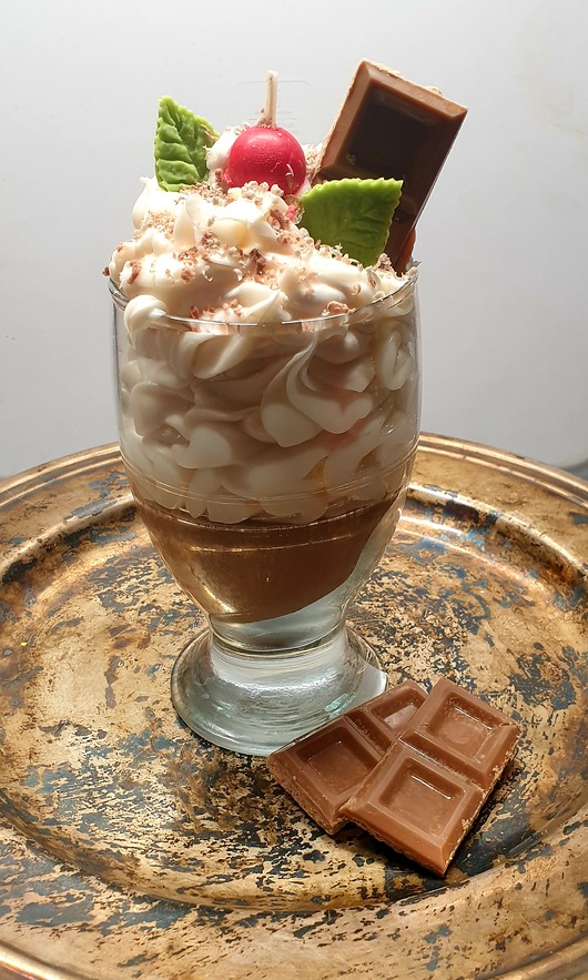 świeczniki i świece Świeca sojowa -czekoladowy deser