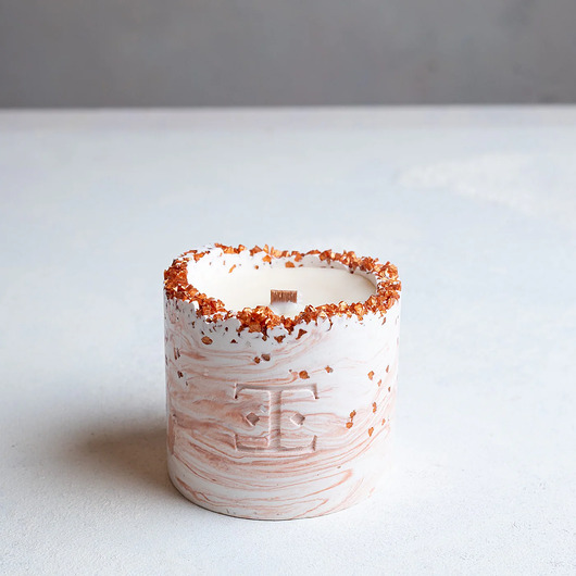 świeczniki i świece Mała świeca (150g) Antique Gold Crystal