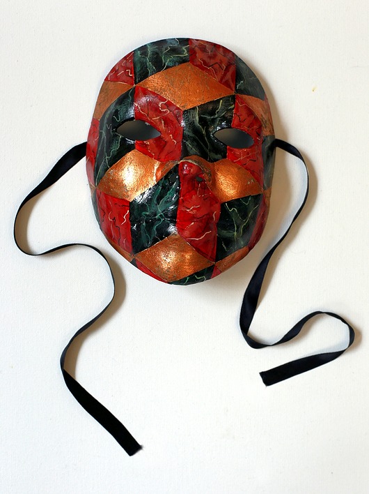 Ozdoby na ścianę oryginalna maska wenecka