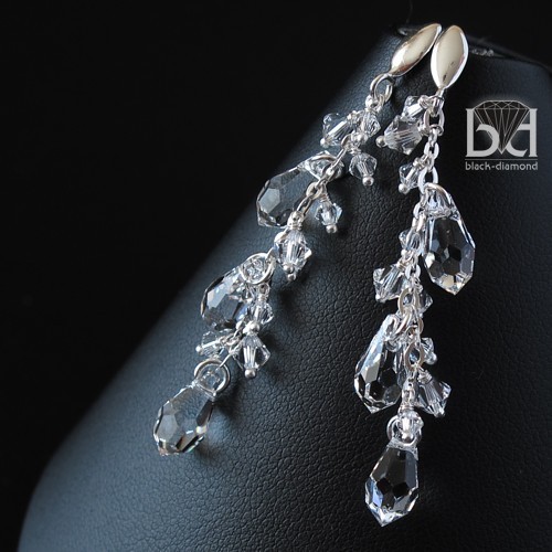 Gronka kryształ Swarovski Black Diamond