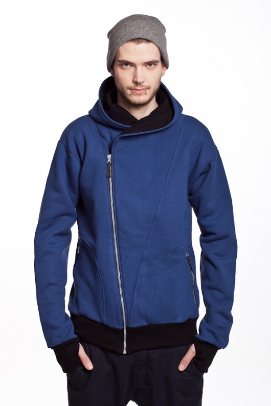 The bassman bluza męska blue SLOGAN