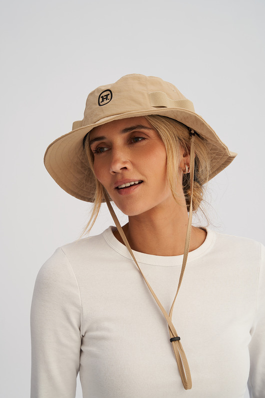 czapki damskie Kapelusz SAFARI beżowy