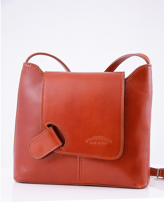 Listonoszka,skóra naturalna VP232 camel Vera Bags