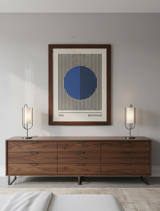 grafiki i ilustracje PLAKAT bauhaus dekoracyjny abstrakcja poster retro