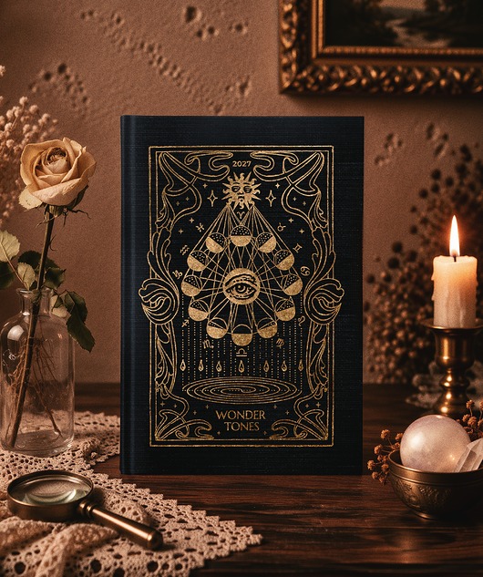 kalendarze i plannery Kalendarz Księżycowy 2027 Celestial Black - PRZEDSPRZEDAŻ