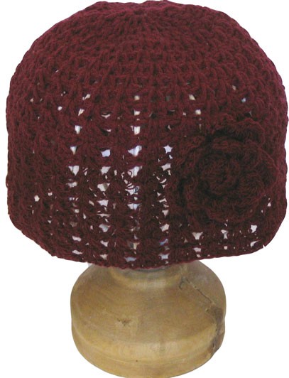 Czapka bordowa monique