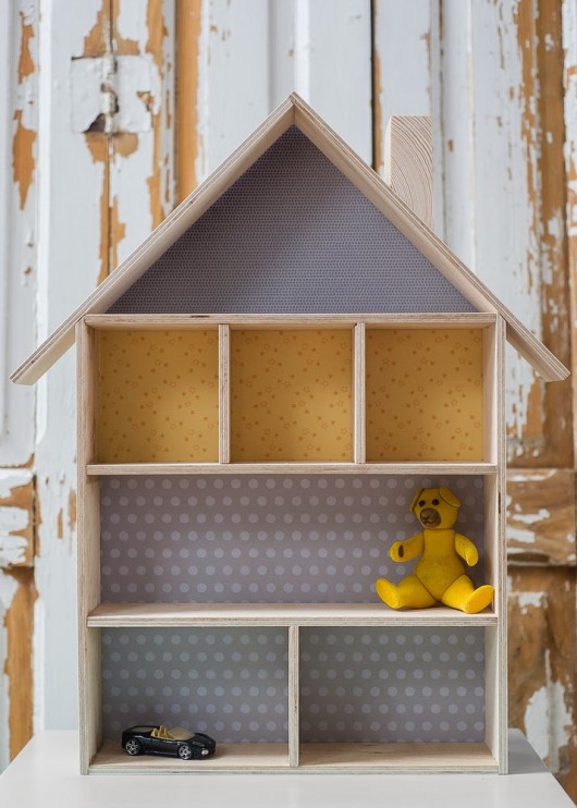 Domek/Organizer Yellow&Grey MIA home