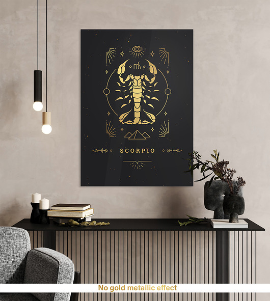 obrazy Obraz autorski na płótnie TAPETAMA znak zodiaku Skorpion
