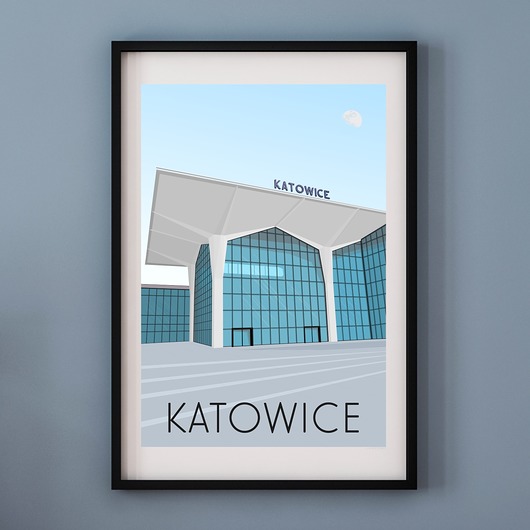 plakaty Plakat KATOWICE