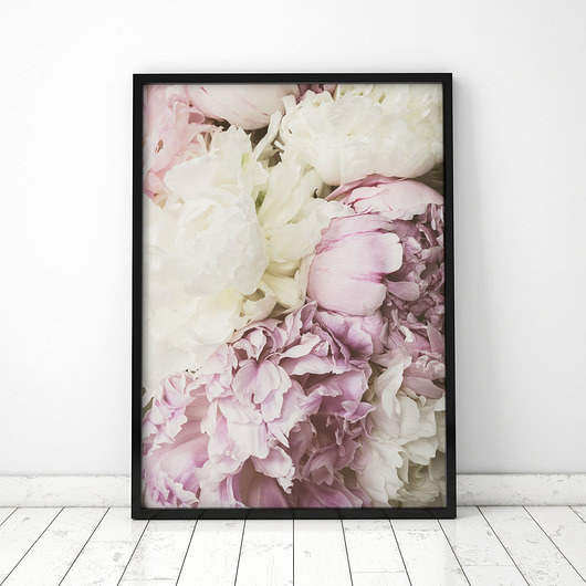 Plakat Piwonie vintage COLORMINT