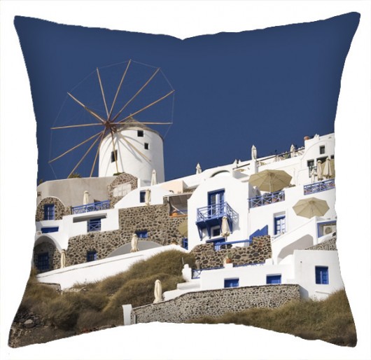 promocja! 2w1 widokówki z Santorini- 36cm AT design