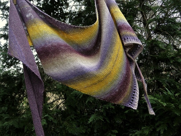 szale damskie Słońce w jagodach / Cotone colorato