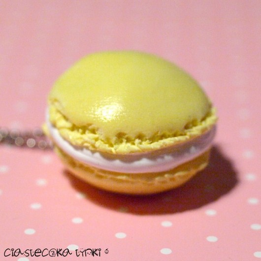 naszyjnik macaroon ciasteczkatynki