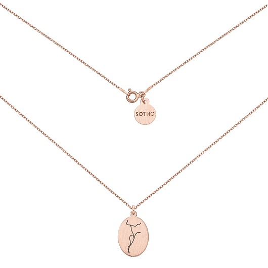 złote naszyjniki Złoty medalion Face N10