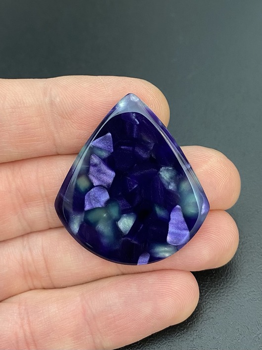 akcesoria różne Plektron Kostka Do Gitary 3mm Akryl Nebular Blue