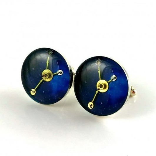 spinki do mankietów Spinki Drobiny przeznaczenia  dla "Raka"