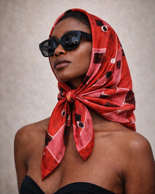 apaszki Chusta jedwabna 'Hania Masojada_06'