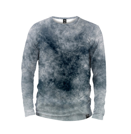 bluzy męskie Koszulka Longsleeve Męska DR.CROW Grey Background