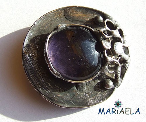 BROSZUNIA FIOLETKA MINI MARIAELA