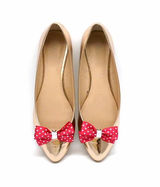 Kokardki Classic Dots fuksja - klipsy Coquet Coquet