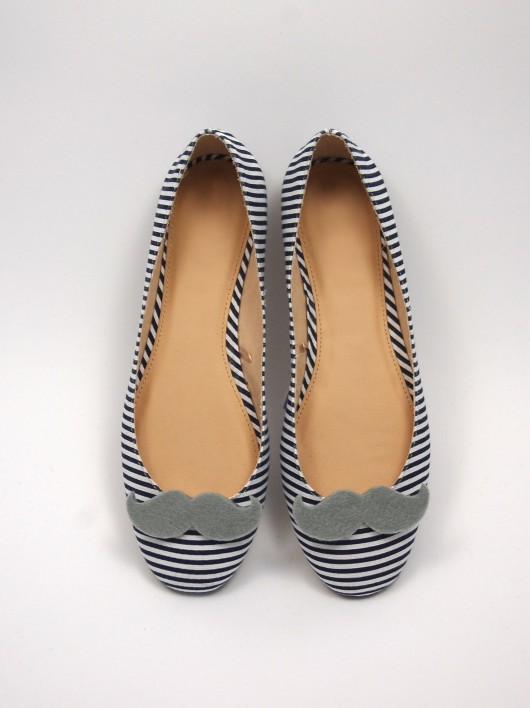 Moustache Grey - klipsy do butów Coquet Coquet