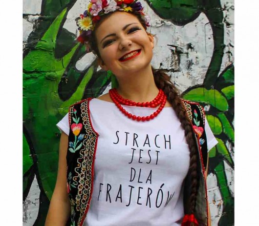 T-shirt Strach Jest Dla Frajerów Brain Inside