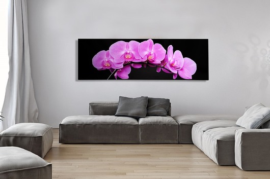 Obraz szklany Pink Orchidee 140x45cm (Z35985) Home Design