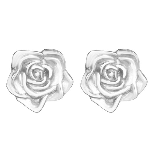 kolczyki srebrne Srebrne kolczyki róże