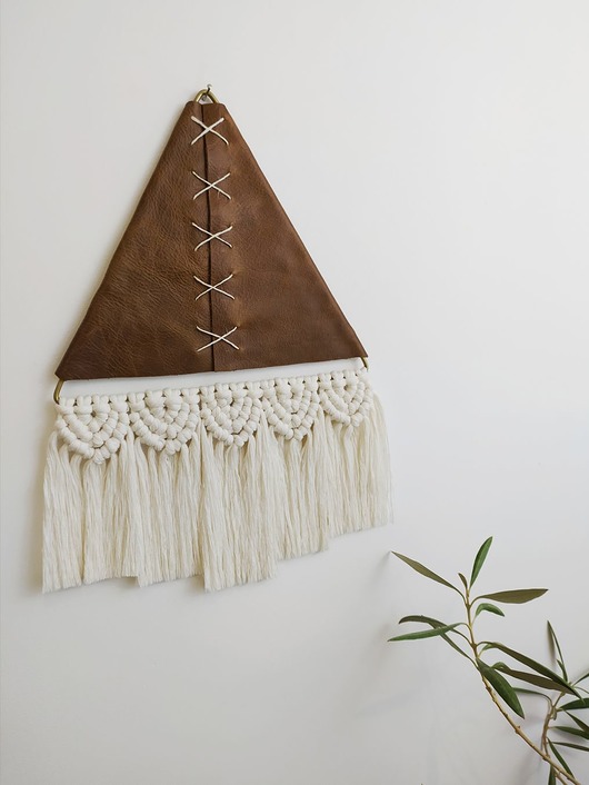 makramy dekoracja ścienna boho