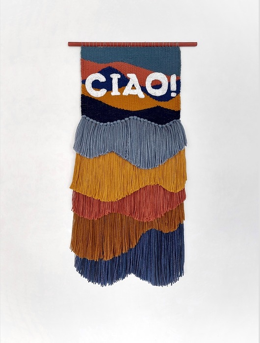 makramy Makatka "CIAO".