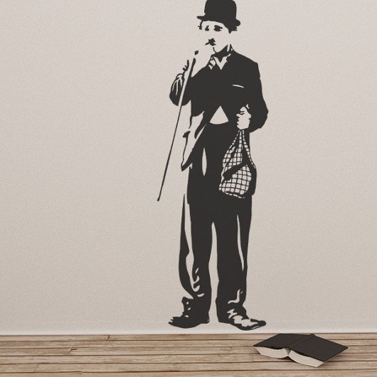 Naklejka na ścianę_Charlie Chaplin XXXXXXOnly Stickers