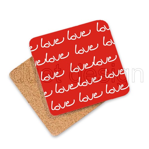 Podstawki RED Love K2 duet design Duet design