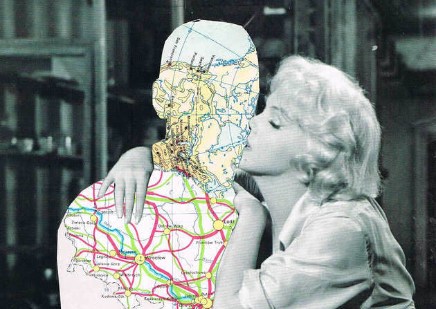 Do portu  - Kolaż A4 - plakat - wydruk Magda Rzeźniczak