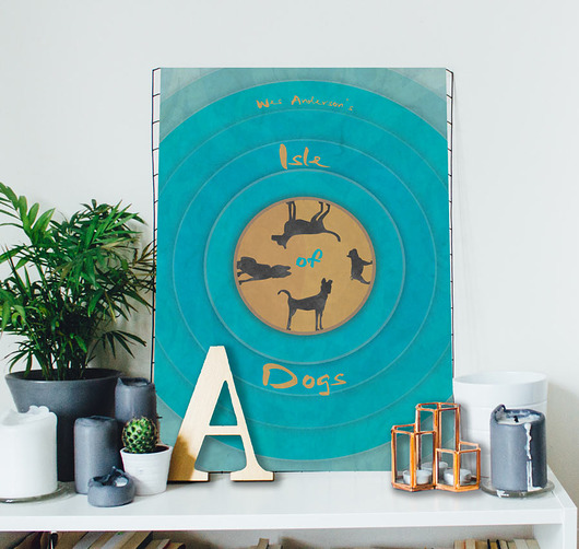 plakaty Wyspa psów - Wes Anderson - plakat A3